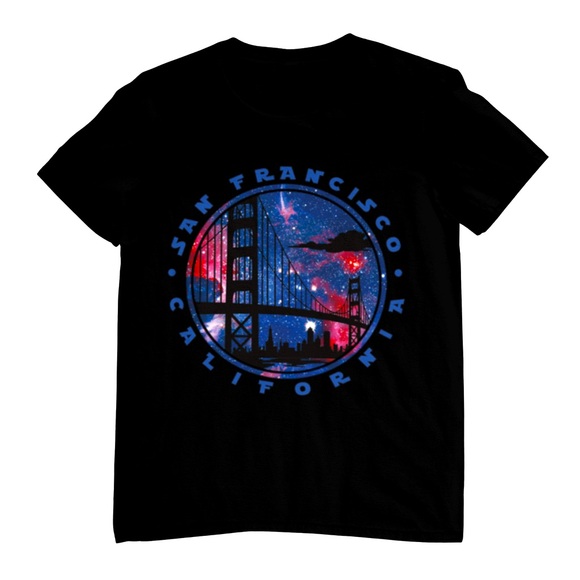 silentvenom Other - Golden State Bridge Graphic Tee